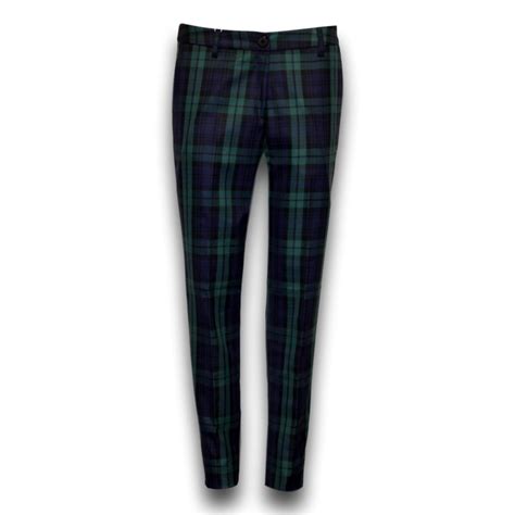 ladies black watch tartan trousers|black watch tartan wool trousers.